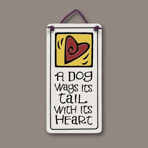 Dog Wags Tail Tile