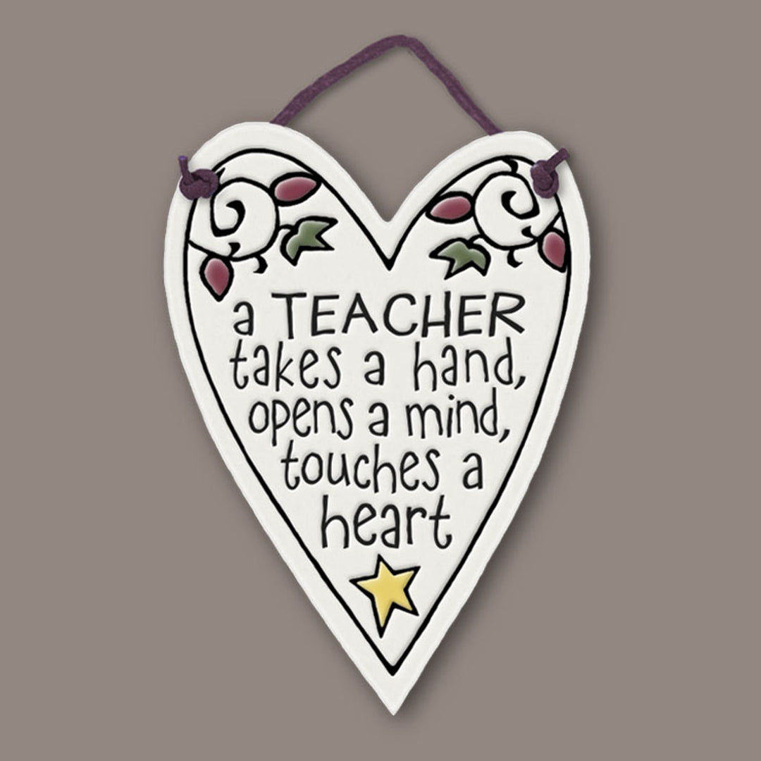 Teacher Takes Hand Tile