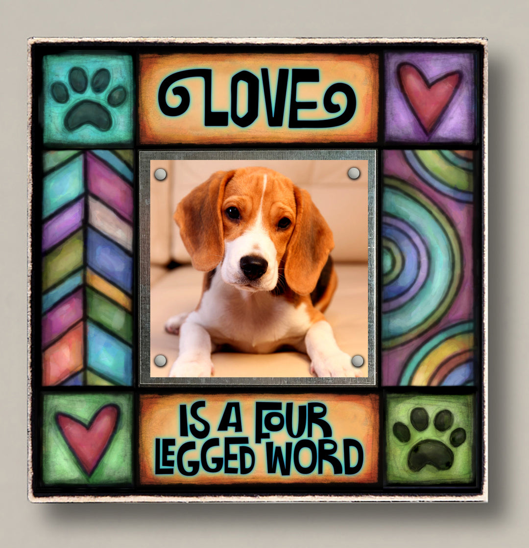 Small Magnetic Four Legged Word Frame