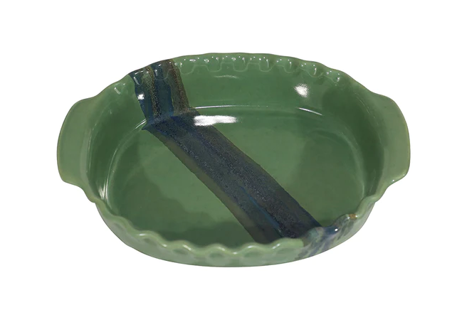 Oval Baker Misty Green