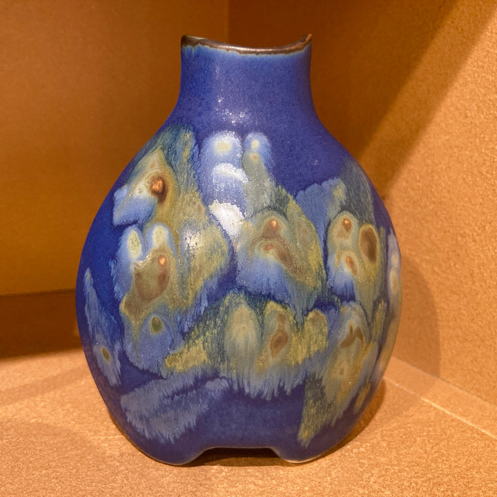 Round Heart Bud Vase Blue