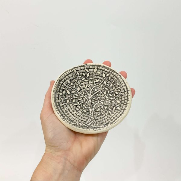 Pottery Dish Large Tree of Life