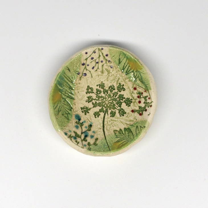 Small Dish Pressed Flowers