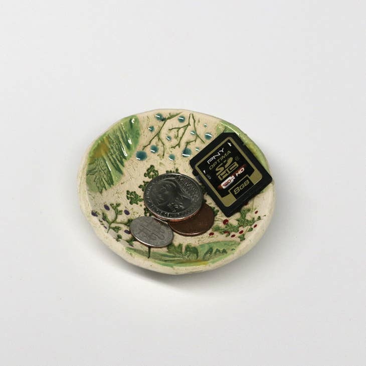 Small Dish Pressed Flowers