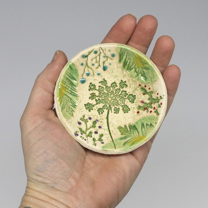 Small Dish Pressed Flowers