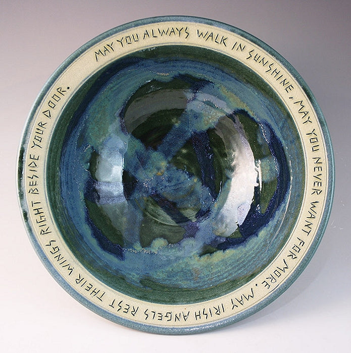 Medium Bowl Irish Blessing Caribbean