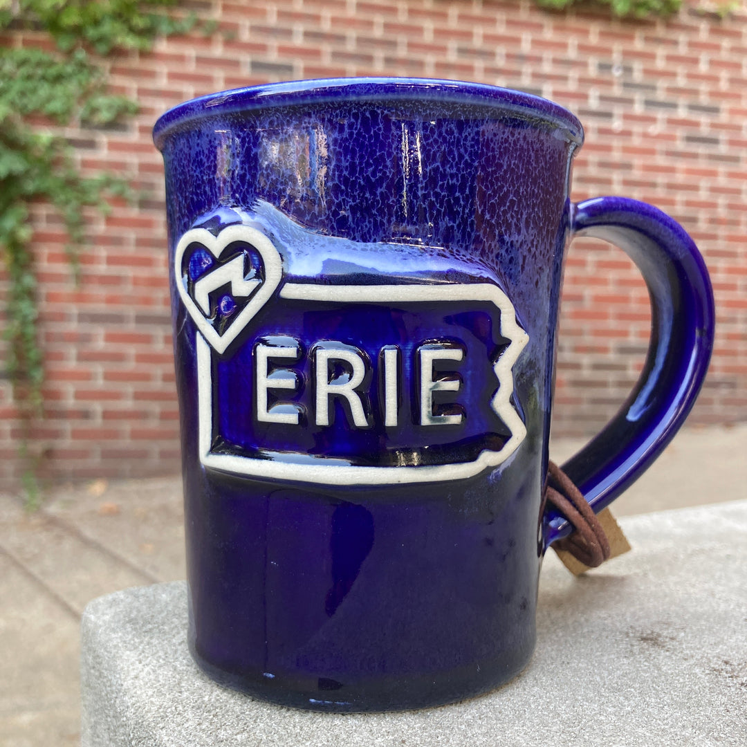 Classic Erie Mug Wrangler Frosted Rim