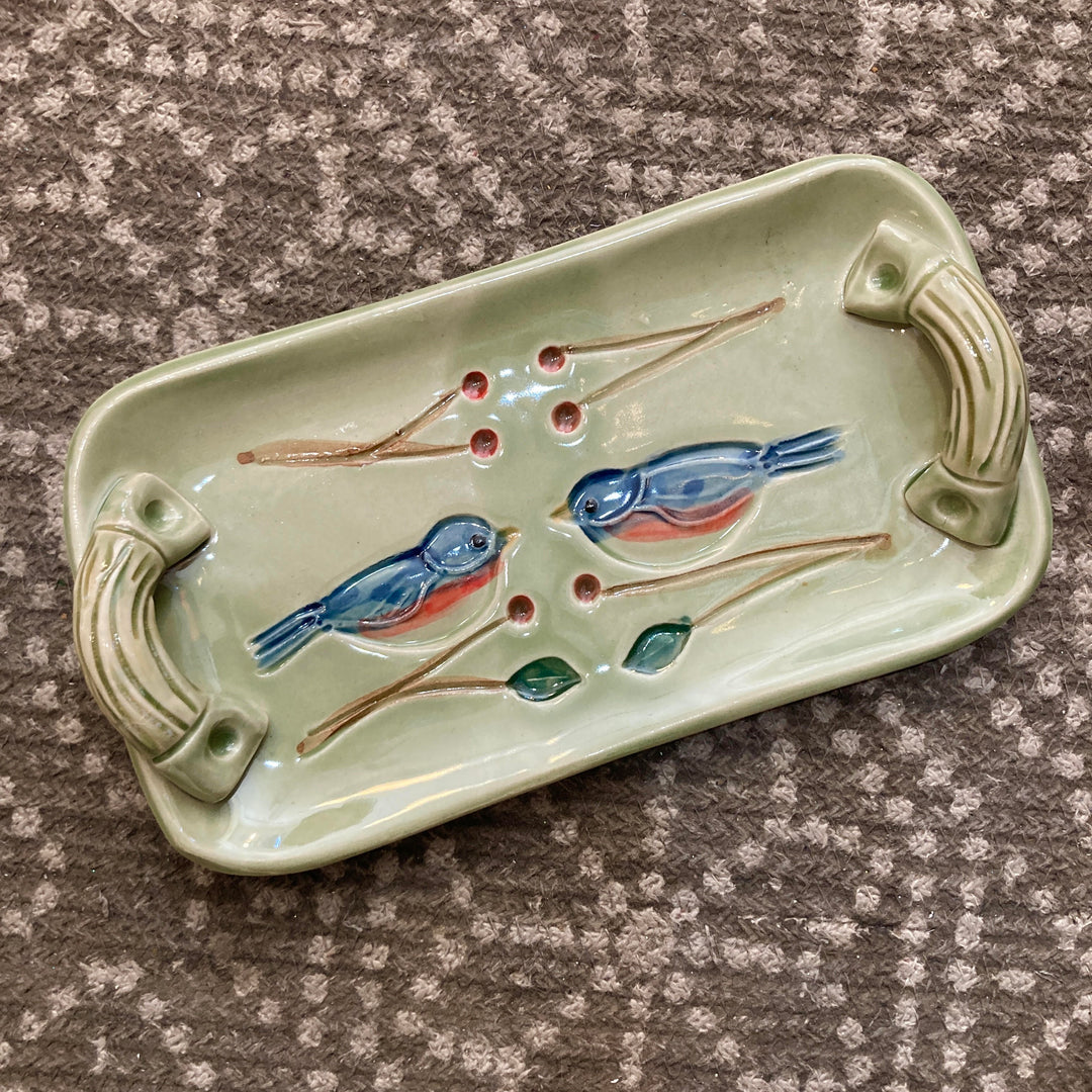 Bluebird Tray Florentine Green