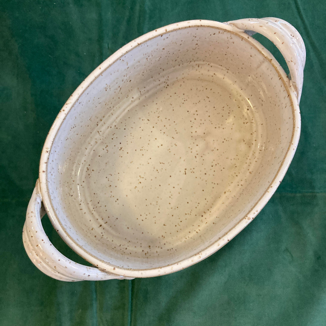 Basketweave Baking Dish Oval