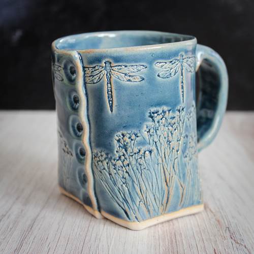 Blue Dragonfly Mug