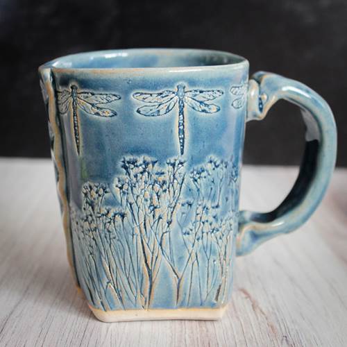 Blue Dragonfly Mug