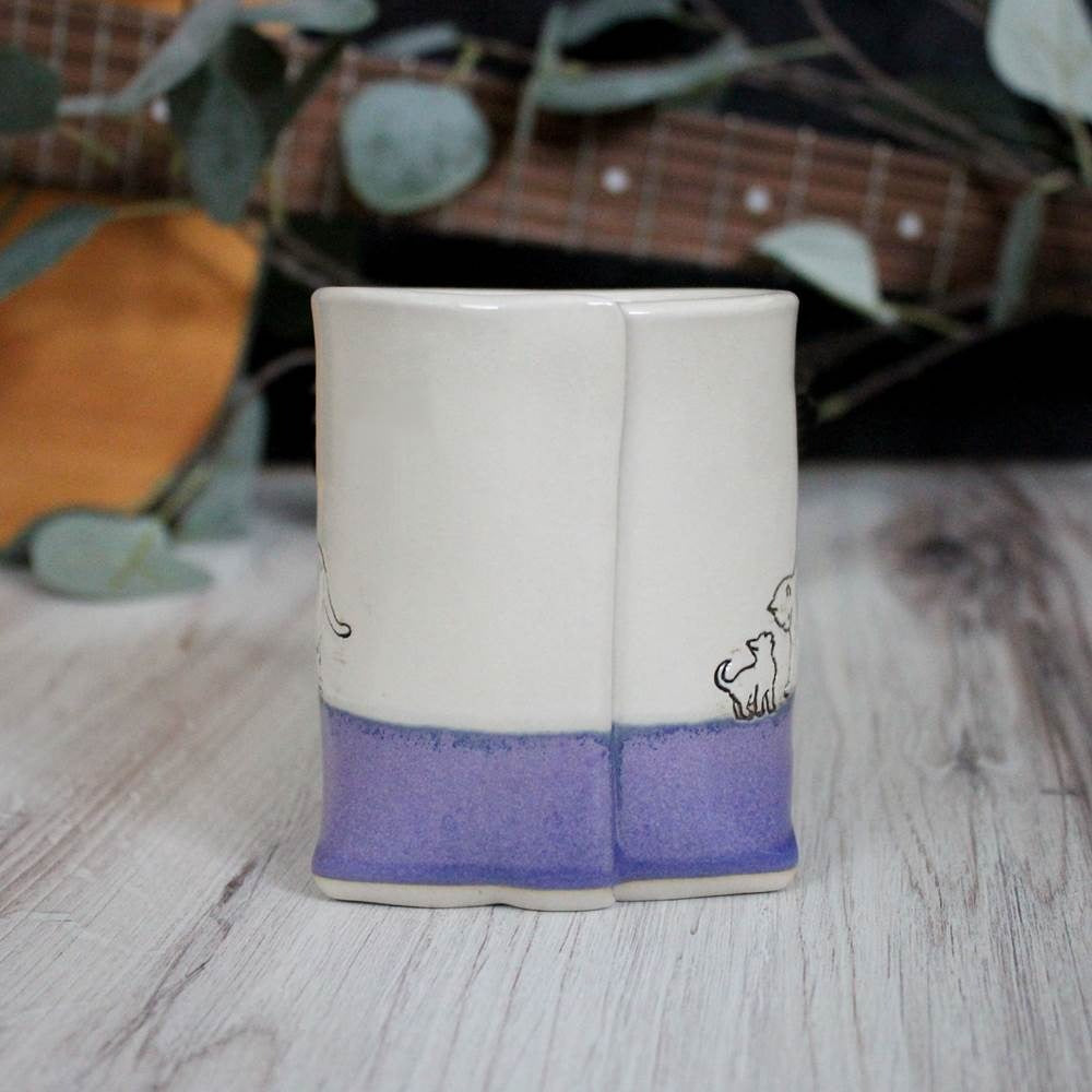 Purple Cat Mug