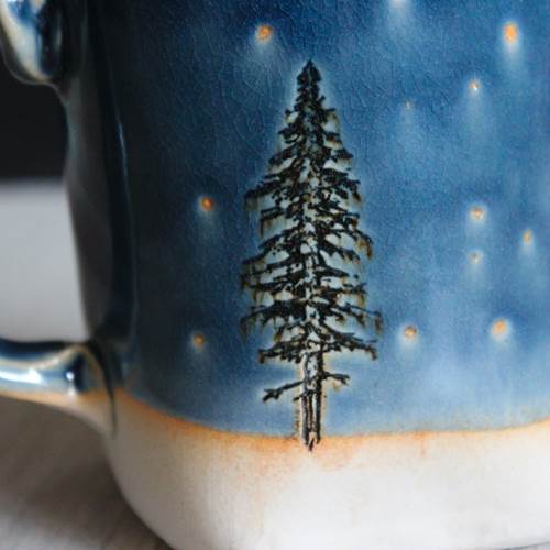 Starry Night Tree Mug