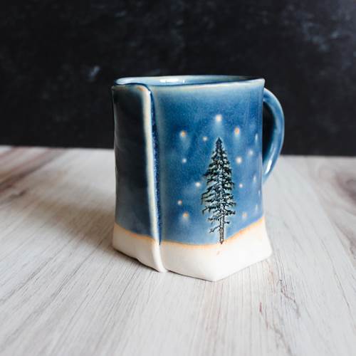 Starry Night Tree Mug