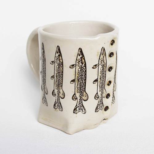 White Fish Mug