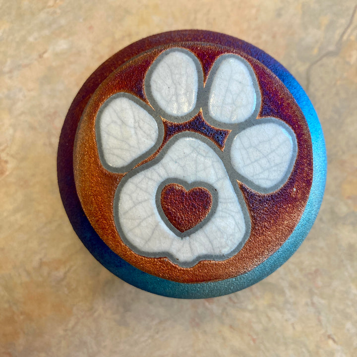 Dream Catcher Jar Paw Print + Heart