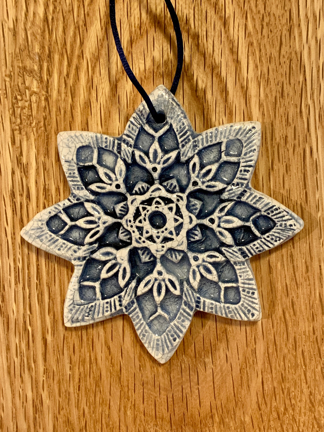 Snow Flower Snowflake Ornament