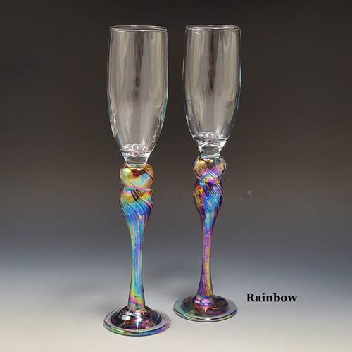 Champagne Flute Set Rainbow