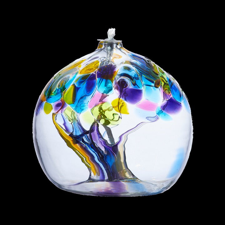 6" Oil Lamp Tree of Reflection