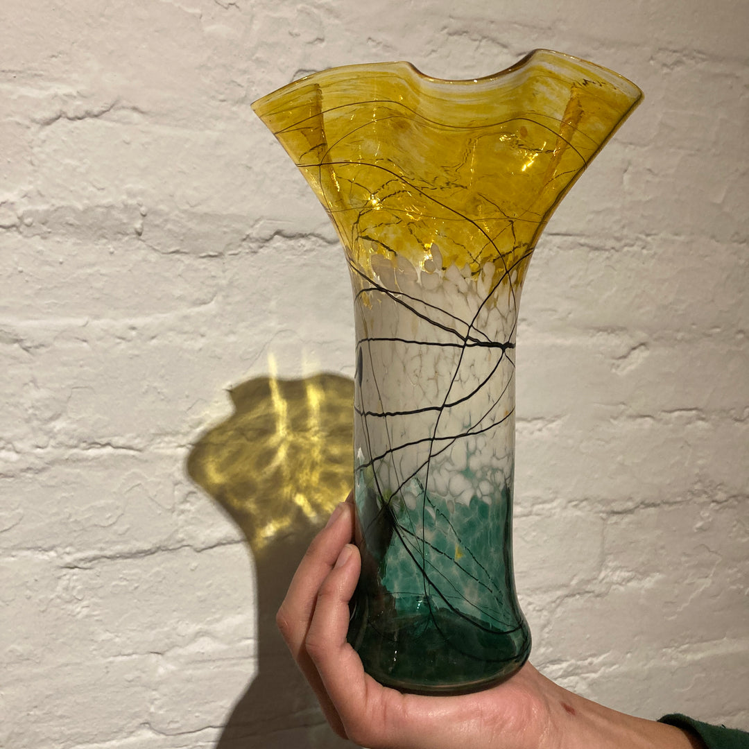 Sunrise Vase Fluted Small