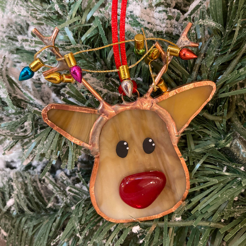 Rudolph With Lights Ornament