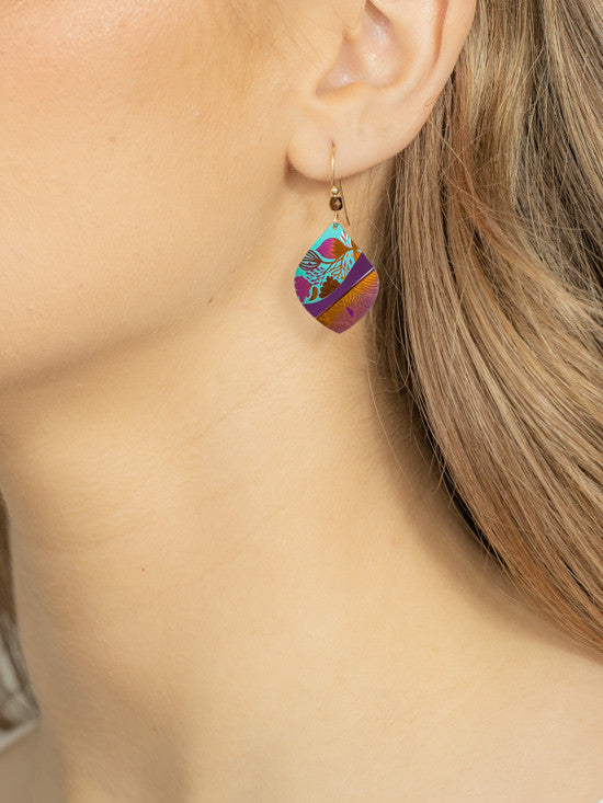 Lani Earrings Amber Wave