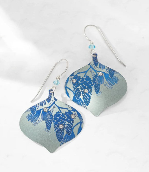 Clara Ornament Earrings Ice Blue