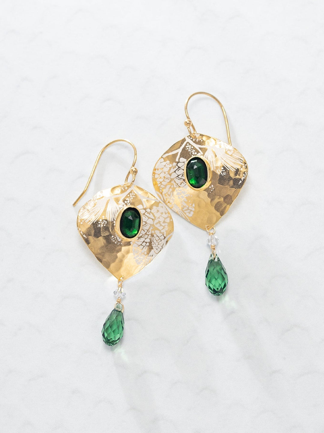 Emerald Estelle Earrings