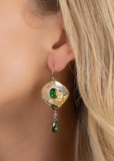 Emerald Estelle Earrings