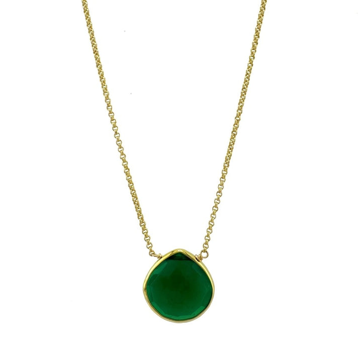 Large Green Onyx Necklace