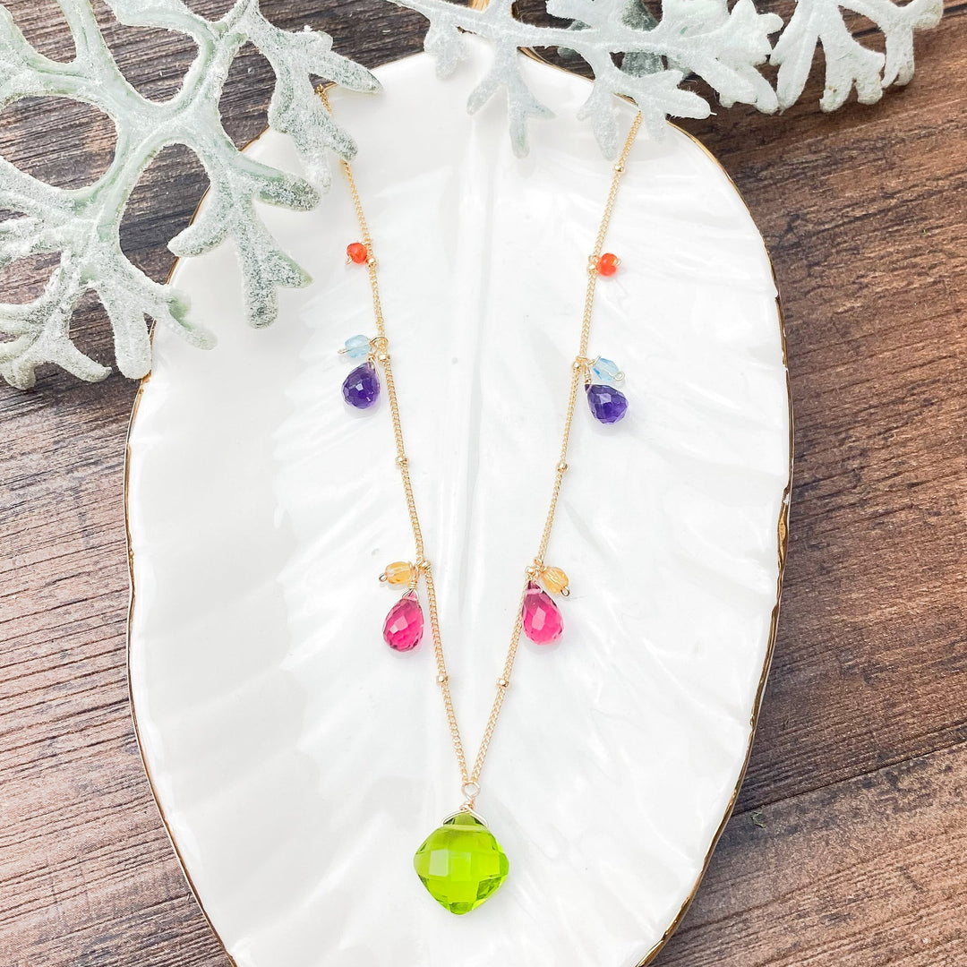 Zina Necklace Peridot