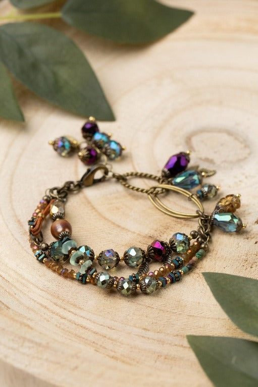 Crisp Autumn Multistrand Bracelet