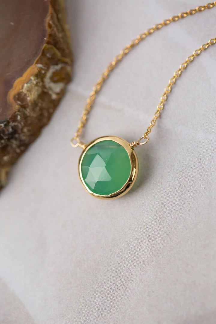 Favorites Focal Necklace Chrysoprase