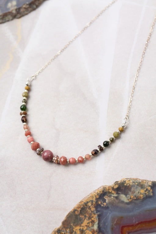 Promise Necklace Rhodonite