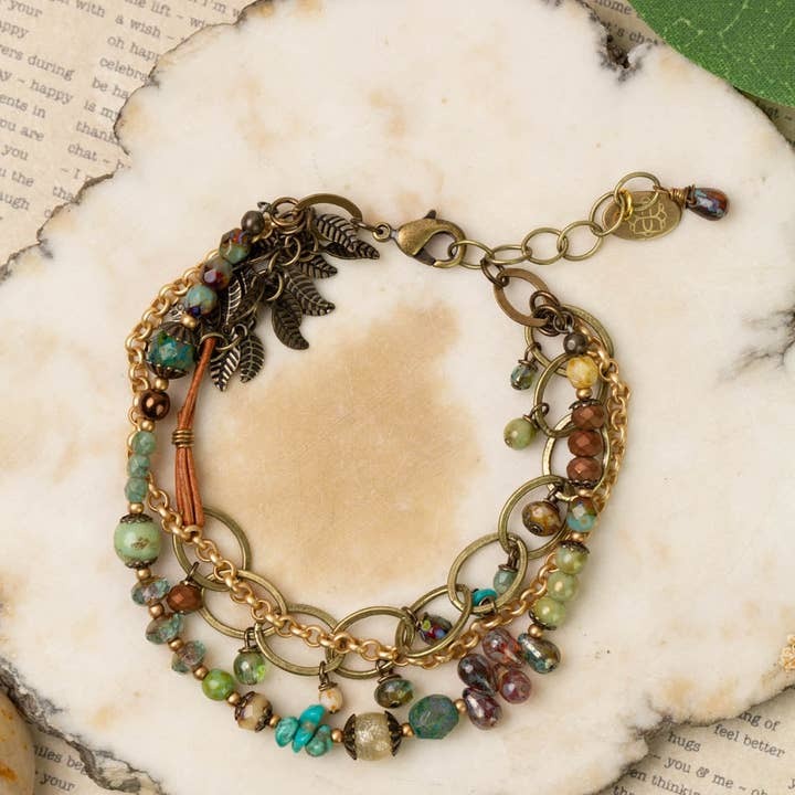 Rustic Creek Multistrand Bracelet