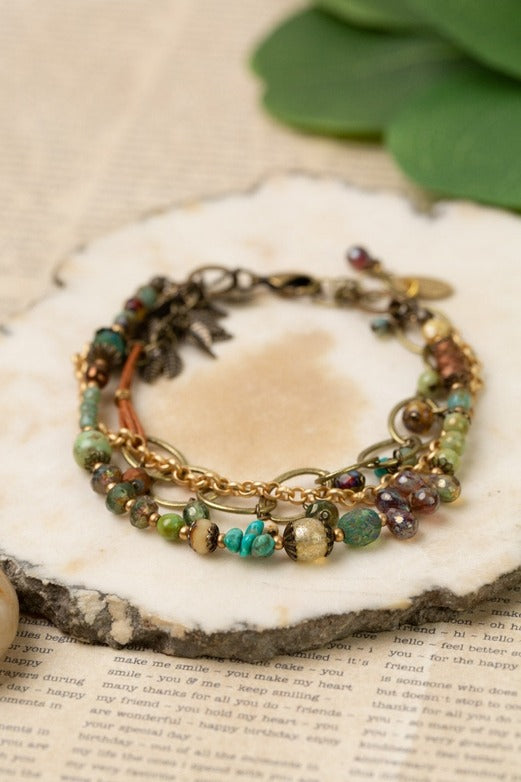 Rustic Creek Multistrand Bracelet