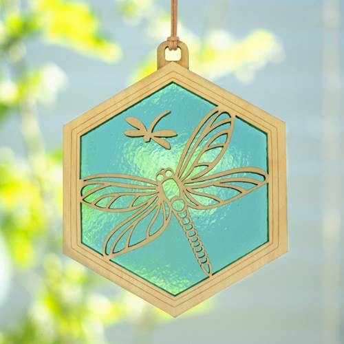 Suncatcher Dragonfly Teal