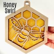 Suncatcher Honey Bee Honey Swirl