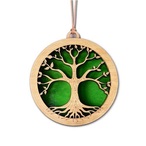 Suncatcher Tree of Life Emerald