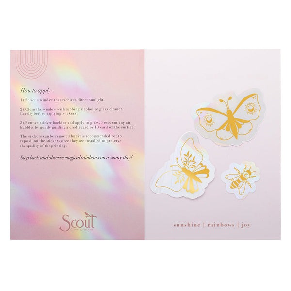 Suncatcher Sticker Butterflies + Moths