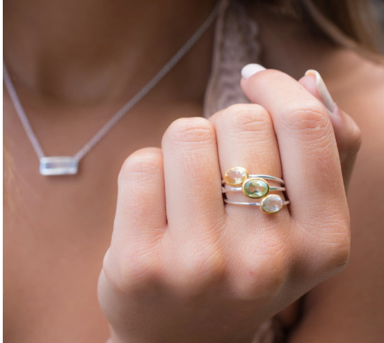 Alice Ring Rose Quartz