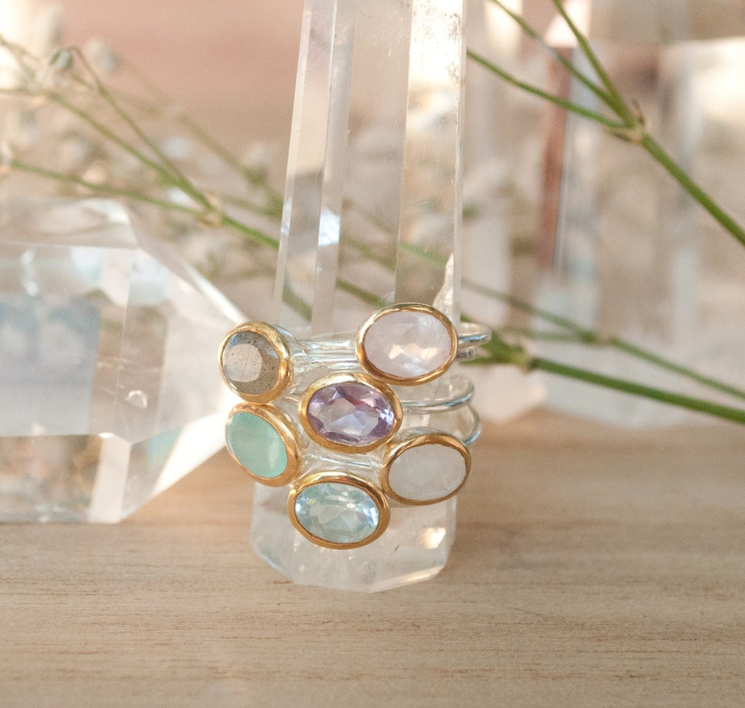 Alice Ring Rose Quartz