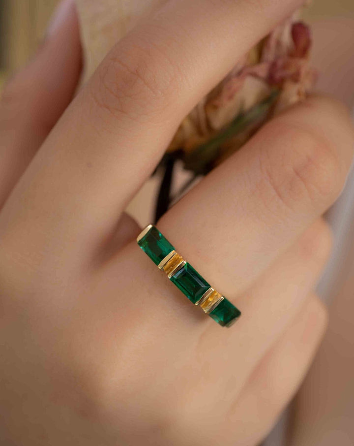 Green Tourmaline Hydro Ring