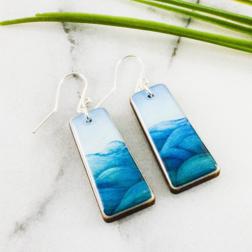 Ocean Wave Earrings