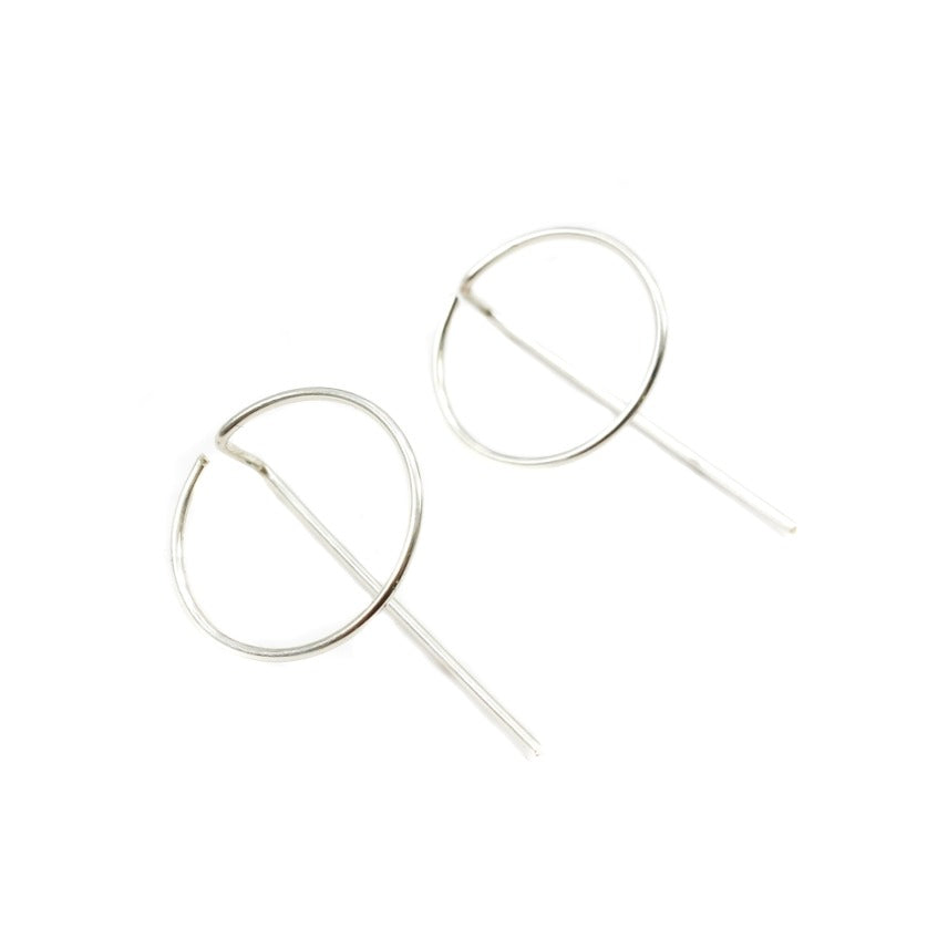 Sticks Perch Threader Earrings Sterling Silver