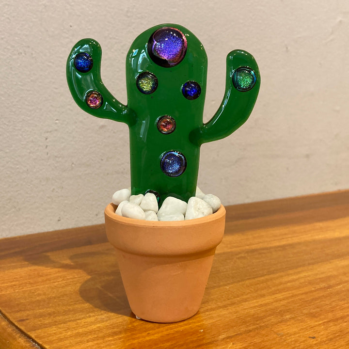 Potted Cactus Small Polka Dots