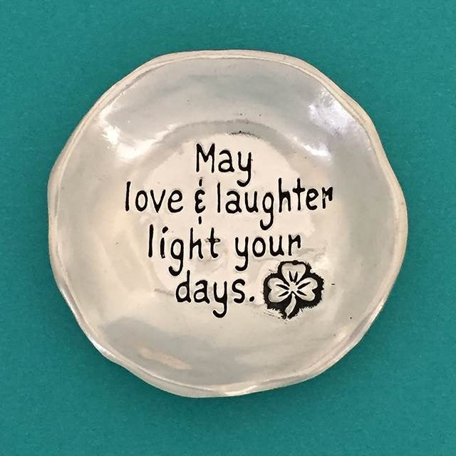 May Love + Laughter Large Charm Bowl