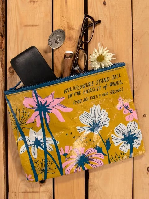 Zipper Pouch Wildflowers