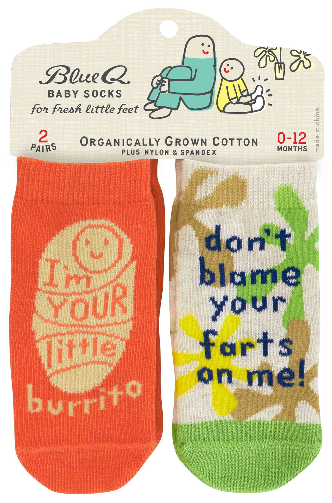 Baby Socks Lil Burrito + Farts