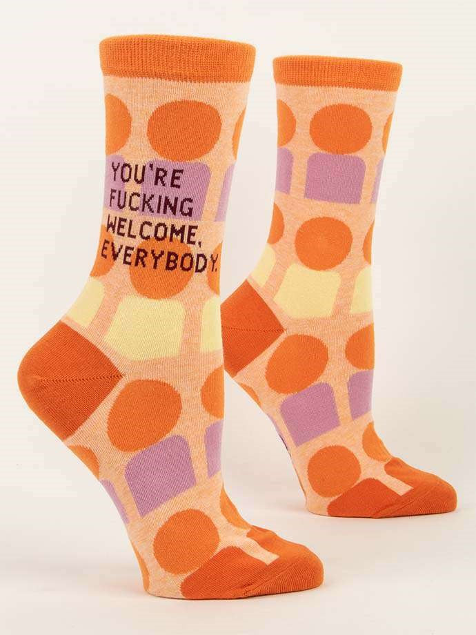 You're F*cking Welcome Crew Socks